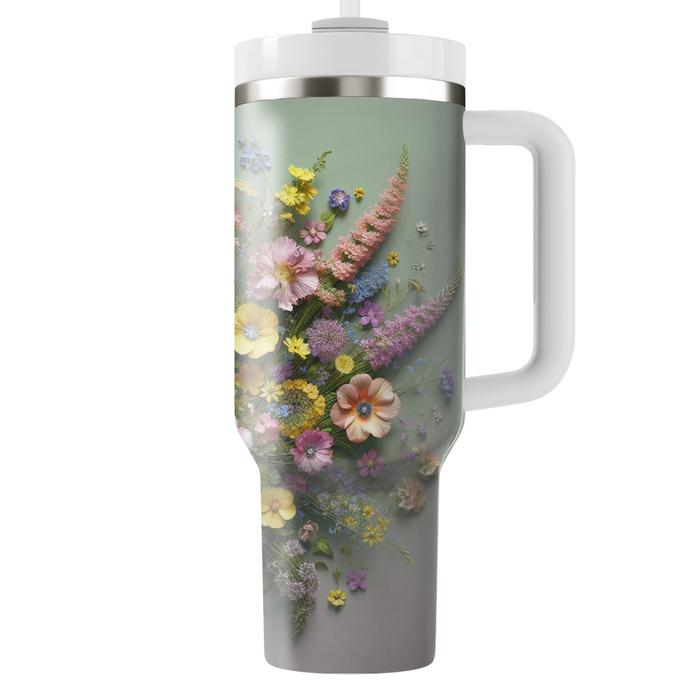 Spring Meadow Delight  Personalized Tumblers