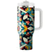 Vibrant Kaleidoscope Medley  Insulated Tumblers