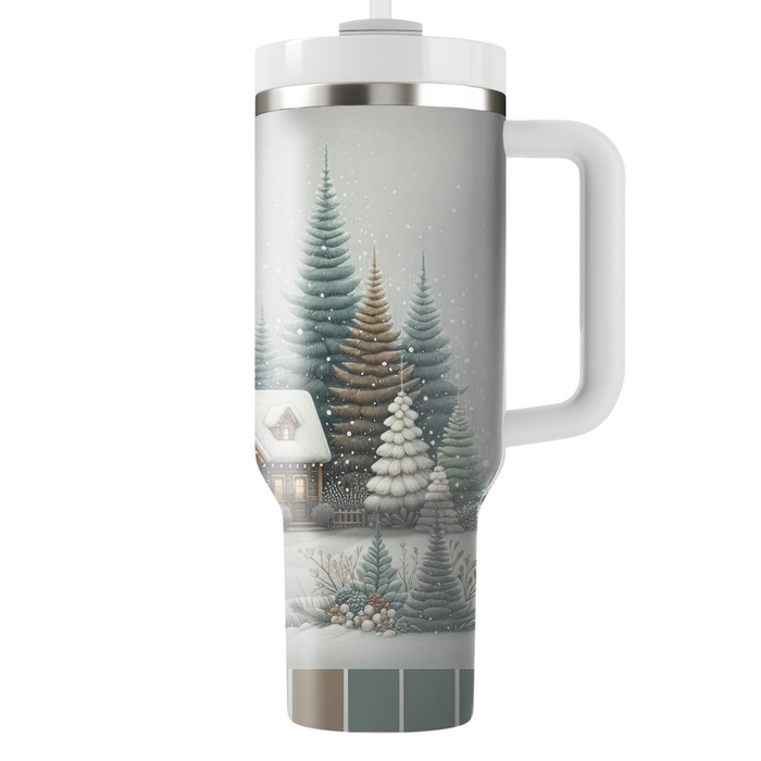 Winter Cozy Cabin Retreat Decorative Tumblers