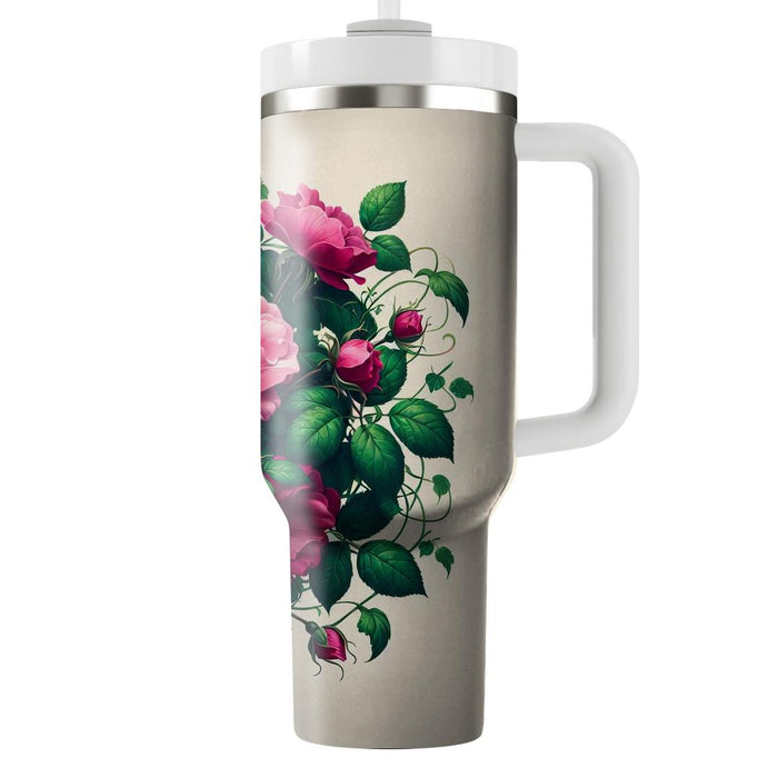 Wild Rose And Ivy  Tumbler Cups