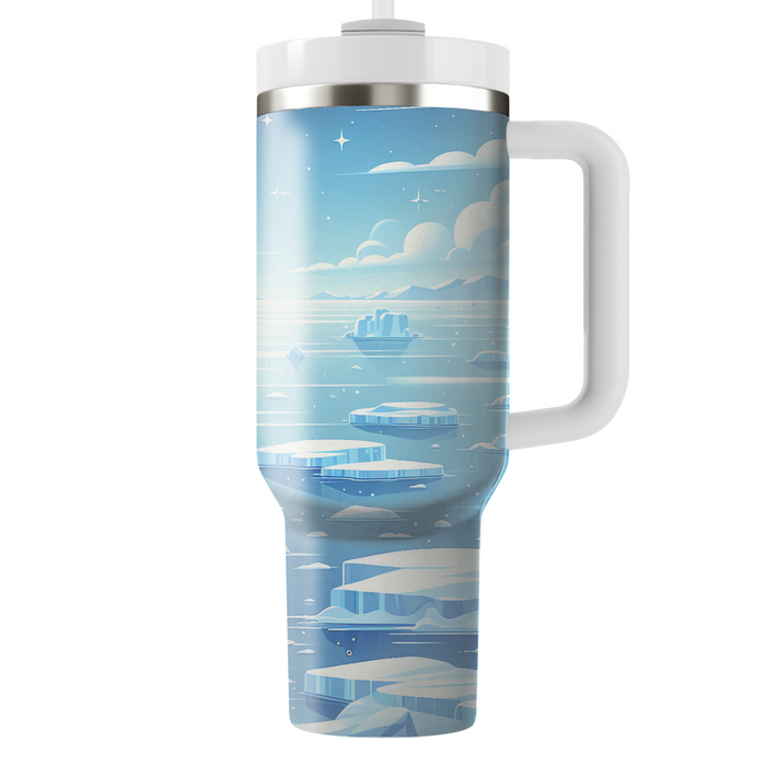 Winter Arctic Serenity  Personalized Tumblers