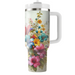 Spring Floral Celebration  Personalized Tumblers