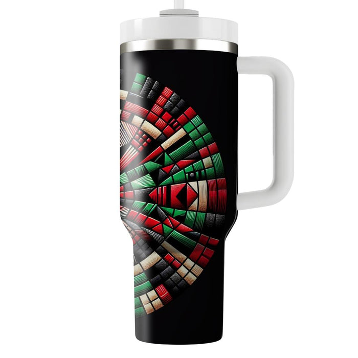 Woven Connections - A Kwanzaa Tribute  Tumblers With Lids