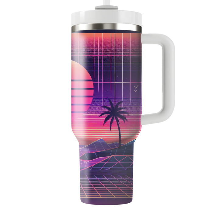 Sunset Synth  Tumbler Cups