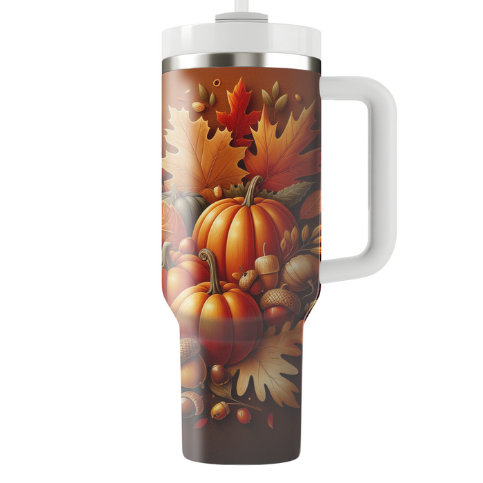 Autumn Harvest Festivity  Tumbler Cups