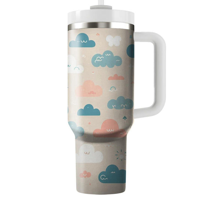 Whimsical Cloud Shapes  Tumblers For Gifts