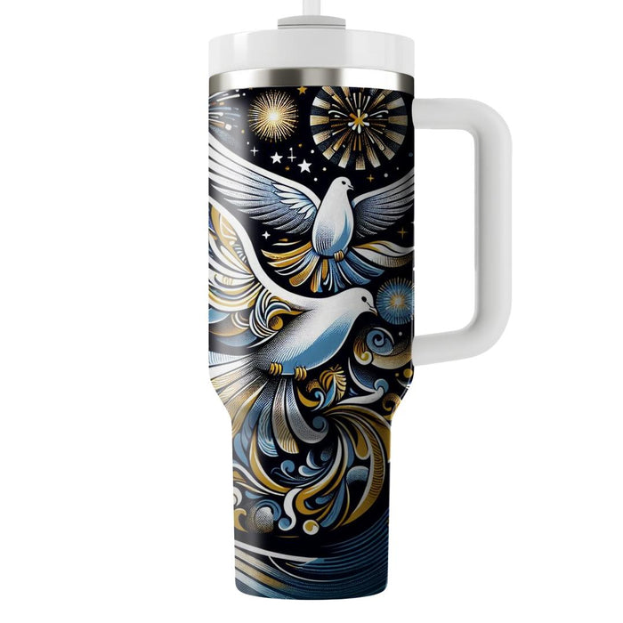 Wishes For Unity - A New Year’s  Design Custom Tumblers