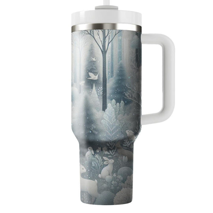 Winter Woodland Fantasy Tumblers With Lids