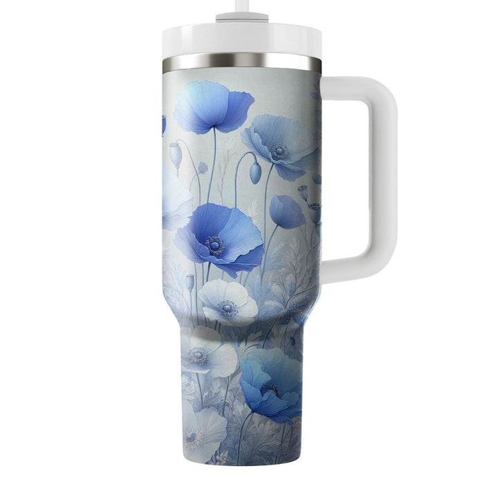 Azure Poppy Dream  Tumbler Cups