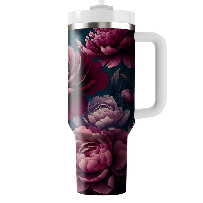 Twilight Peony Reverie  Tumbler Cups