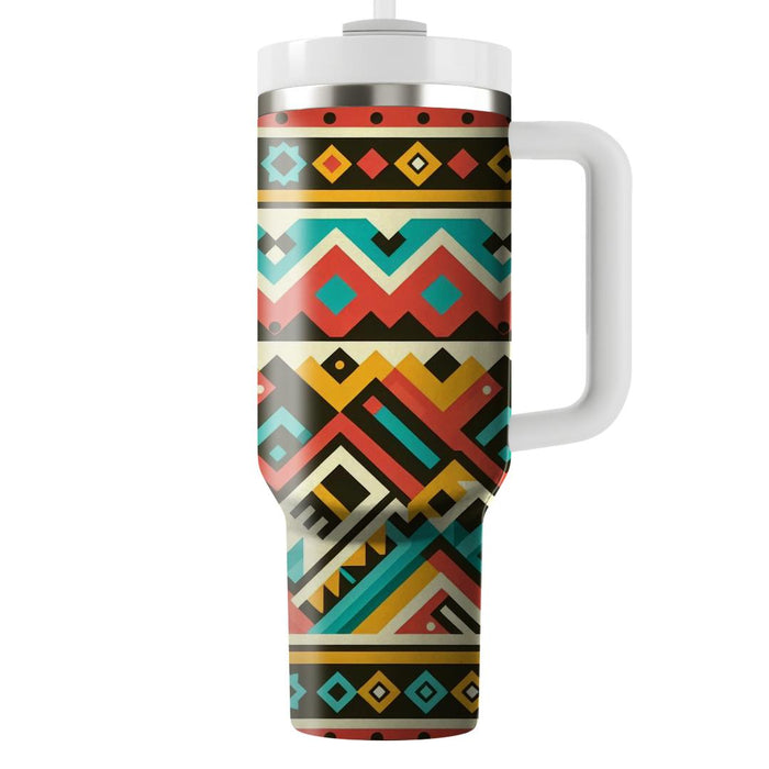 Aztec Chevron  Custom Tumblers