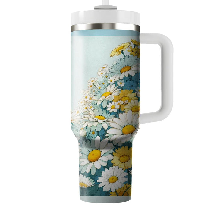 Sunshine Daisy Delight  Tumbler Cups