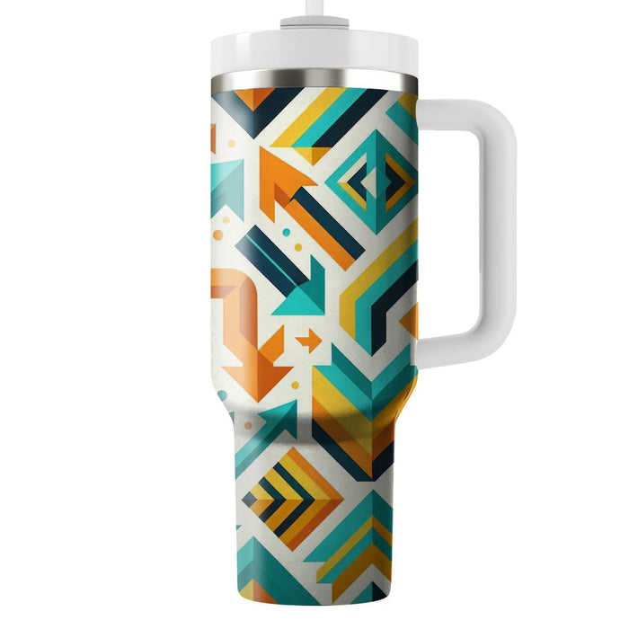 Geometric Arrow Patterns  Tumblers For Gifts