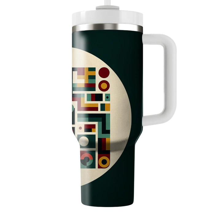 Vibrant Patchwork Puzzle  Insulated Tumblers