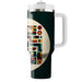 Vibrant Patchwork Puzzle  Insulated Tumblers