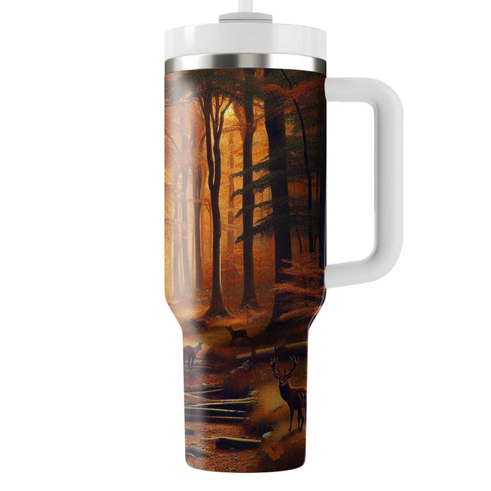 Autumn Woodland Retreat  Tumblers With Lids