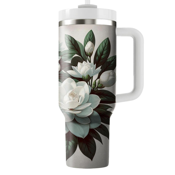 Gardenia Blossom Harmony  Decorative Tumblers