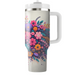 Vivid Floral Cascade  Tumbler Cups