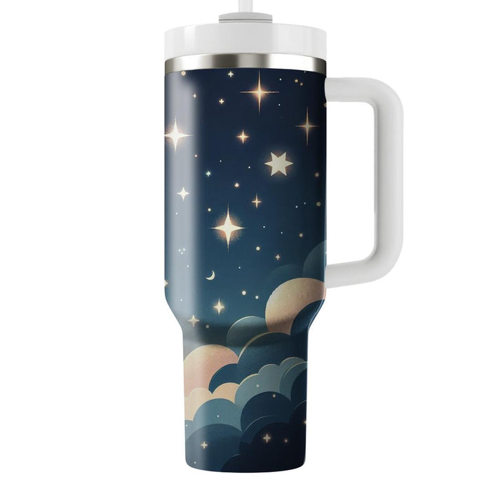 Starry Night Vibes  Tumblers With Lids