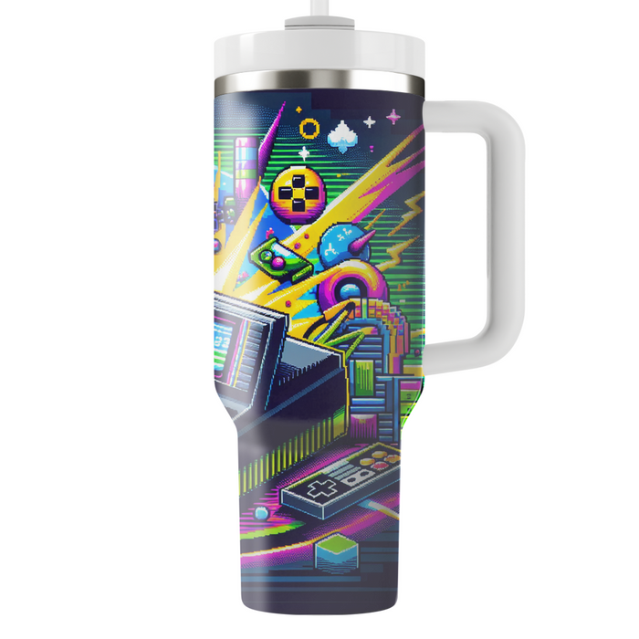 Retro 80s Game Console Insulated Tumblers