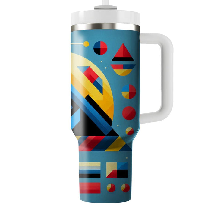 Bold Triangle Patterns  Travel Tumblers