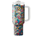 Whimsical Doodle Pattern  Tumblers For Gifts