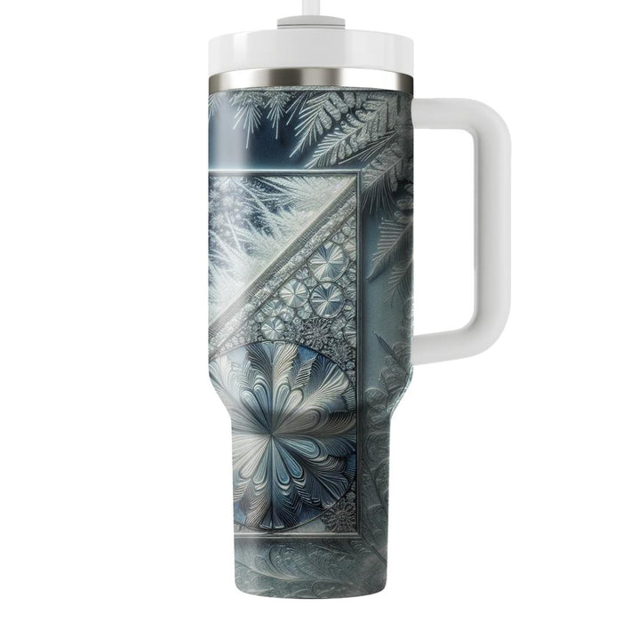 Winter Ice Crystals  Insulated Tumblers