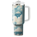 Whimsical Cloud Design  Insulated Tumblers