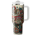 Vivid Retro Patchwork  Insulated Tumblers