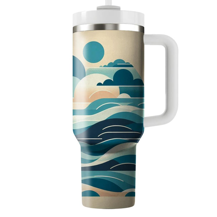 Waves Of Nostalgia  Unique Tumblers