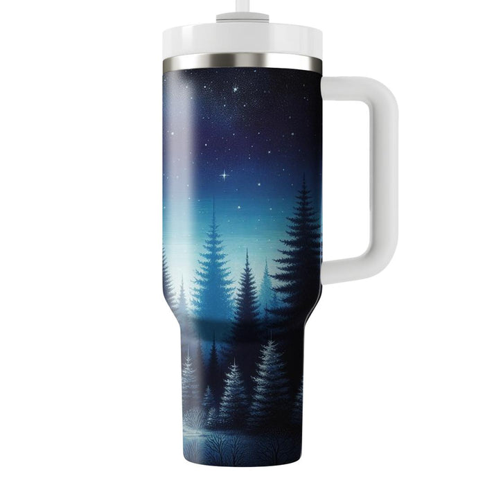 Winter Forest Twilight  Insulated Tumblers