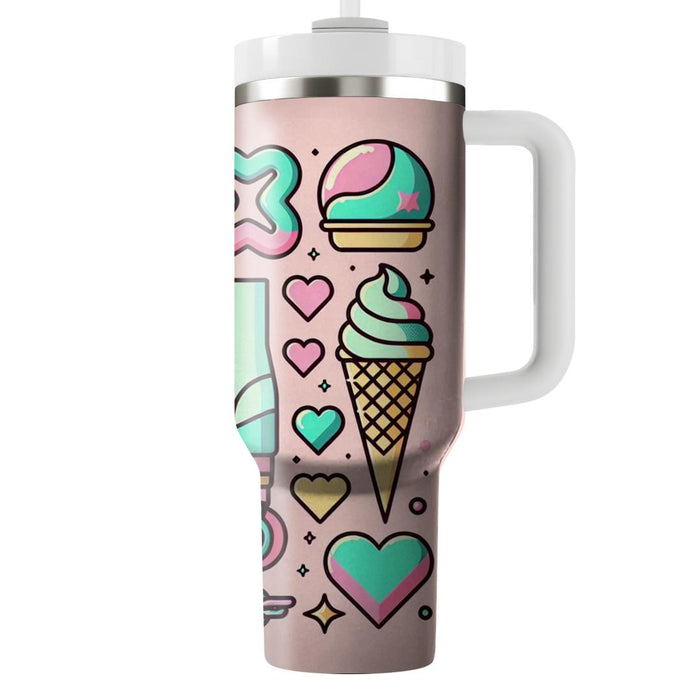 Retro Pastel Pop  Custom Tumblers