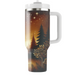 Autumn Campfire Nights  Travel Tumblers