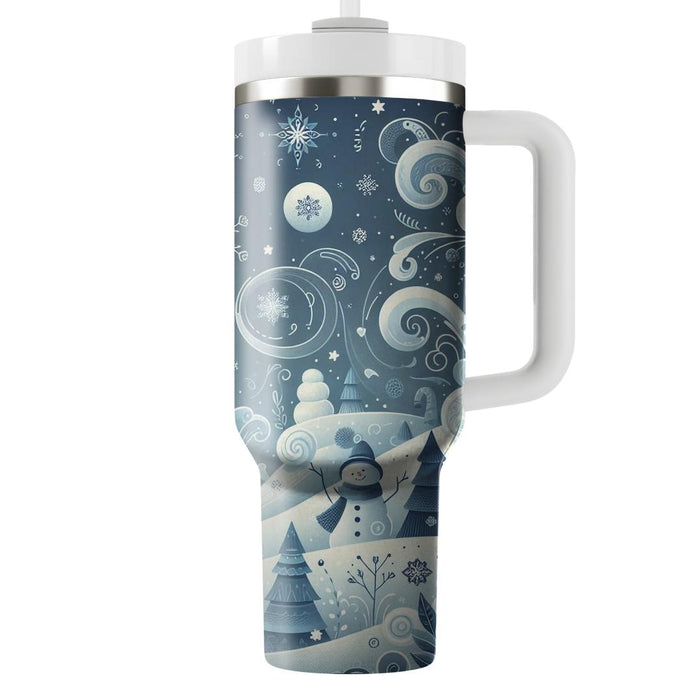 Winter Frosty Whimsy  Insulated Tumblers