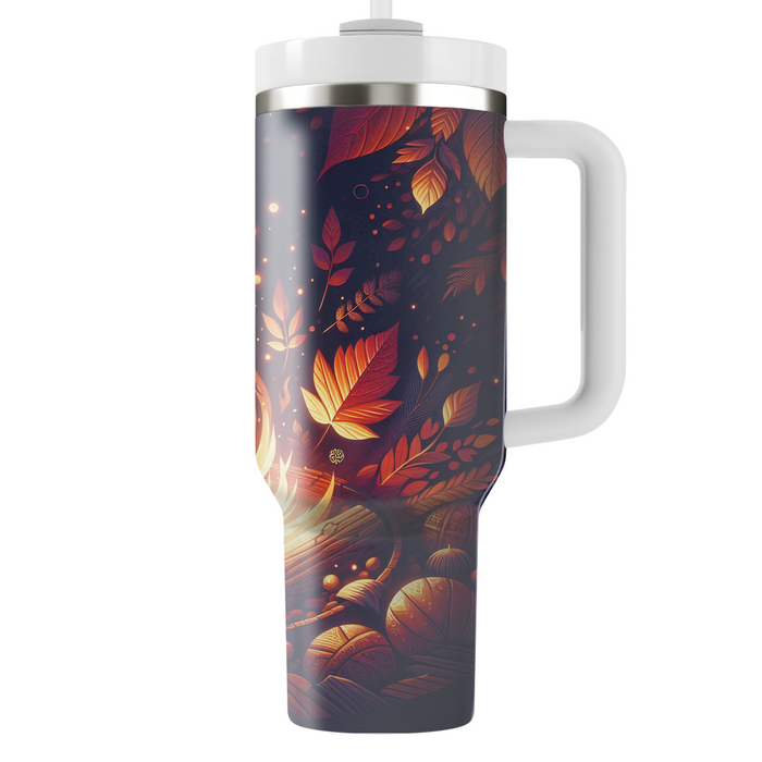 Autumn Ember Glow  Personalized Tumblers