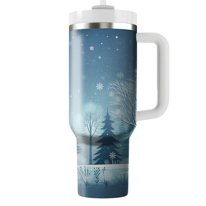 Winter Woodland Serenity  Decorative Tumblers