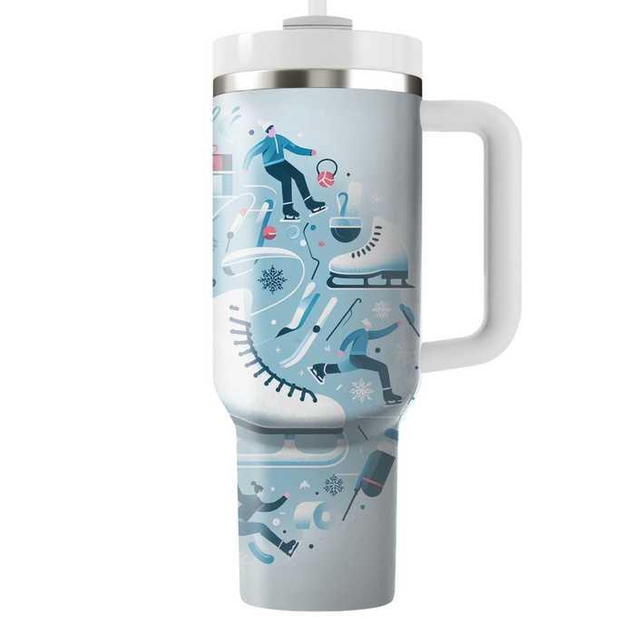 Winter Ice Skating Adventure  Tumbler Cups