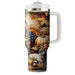 Vintage Inspired Harvest Festival Travel Tumblers