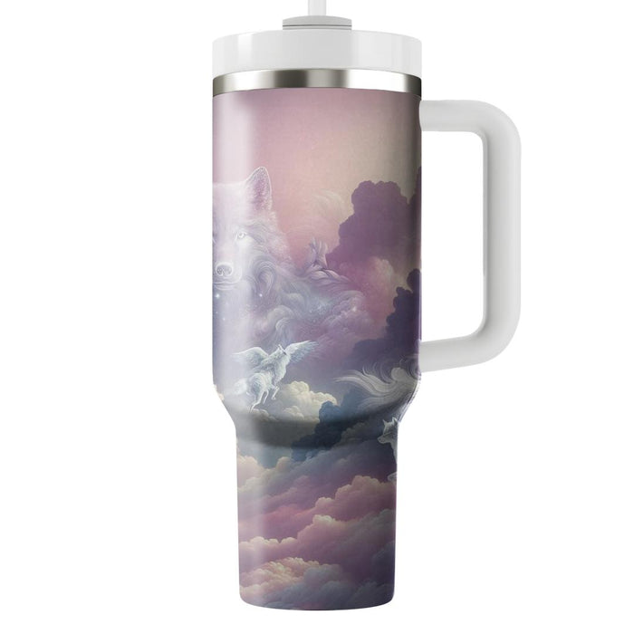 Wolves In Clouds  Tumbler Cups