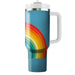 Vibrant Rainbow Spectrum  Travel Tumblers