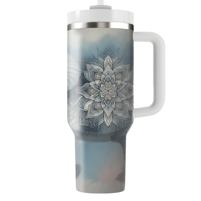 Artistic Elephant Mandala  Tumbler Cups