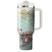 Whimsical Otter Family  Tumbler Cups