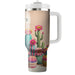 Whimsical Cacti Blooms  Decorative Tumblers