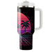 Synthwave Palm  Custom Tumblers