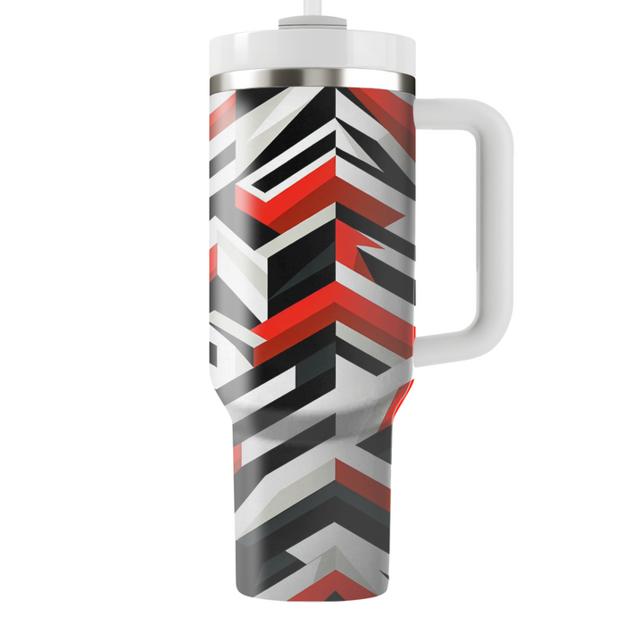 Bold Chevron Stripes  Decorative Tumblers