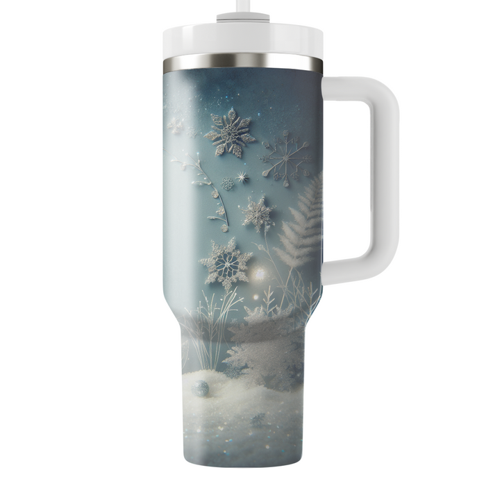 Winter Snowflake Dreams  Personalized Tumblers