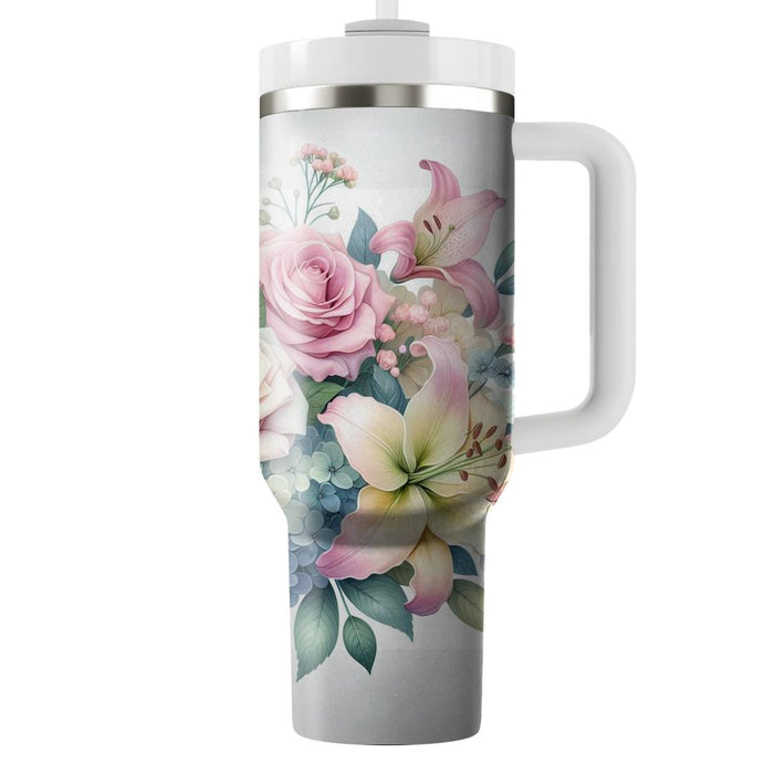 Watercolor Floral Fantasy  Insulated Tumblers