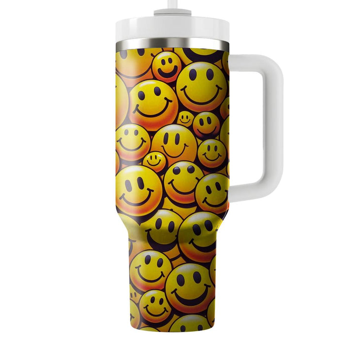 Sunny Smiley Faces  Decorative Tumblers