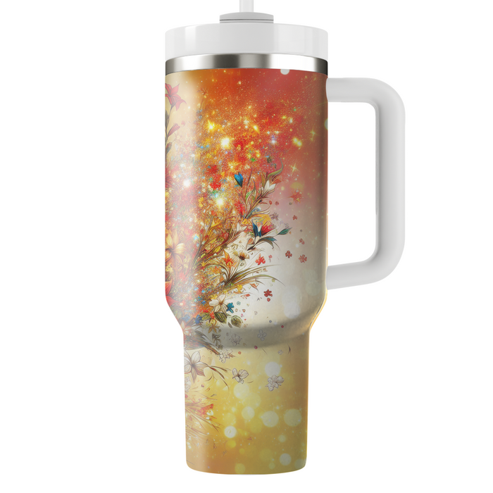 Bold Floral Fiesta  Travel Tumblers