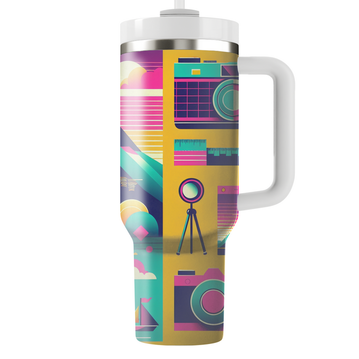 Vivid Retro Adventure  Tumbler Cups